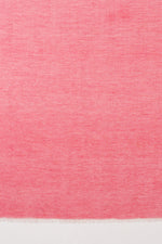 SVEZE Plain Weave Chambray Merino Wool Scarf - Fuchsia - Flat Look