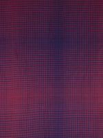 Gradient Checks Twill Weave Viscose Scarf - Fuchsia Purple